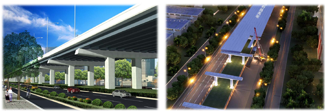 汉江大道商务区段被列入武汉市装配式市政工程试点项目